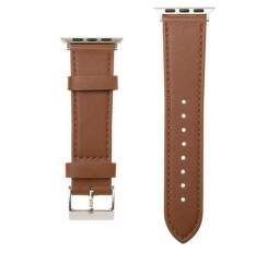 Fixed Leather Strap remienok pre Apple Watch 42/44/45 mm hnedý