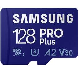 Samsung MicroSDXC 128 GB PRO Plus + SD Adaptér