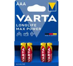 VARTA Longlife Max Power AAA (LR03) 4 ks