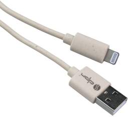 DPM biodegratovatelný kabel USB/Lightning 1 m šedý