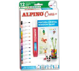 Alpino Crea DE000028 okenní barvy na zdobení 12 ks
