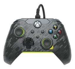 PDP Wired Controller (Electric Carbon) černý