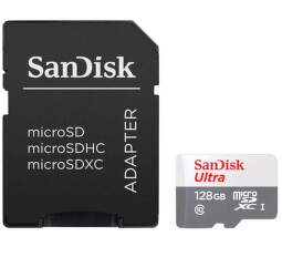 SanDisk Ultra microSDXC 128 GB 100 MB/s Class 10 UHS-I + Adaptér