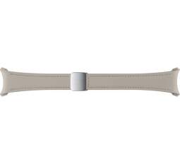 Samsung D-Buckle Hybrid Slim kožený řemínek S/M Etoupe světle šedý