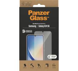 PanzerGlass Ultra-Wide Fit tvrdené sklo pre Samsung Galaxy A34 5G transparentné (1)