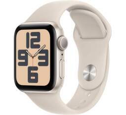 Apple Watch SE 2023 GPS 40 mm hviezdne biely hliník SM (1)