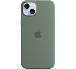 Apple silikonové pouzdro pro Apple iPhone 15 Plus MagSafe cypřišově zelené