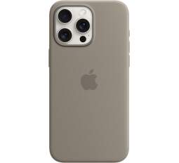 Apple silikonové pouzdro pro Apple iPhone 15 Pro Max MagSafe jílově šedé