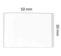 Niimbot R papírové štítky 50 x 30 mm 230 ks pro B21 bílé
