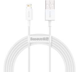 Baseus Superior datový kabel USB-A/Lightning 2,4 A 2 m bilý