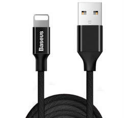 Baseus Yiven datový kabel USB/Lightning 1,5 A 3 m černý