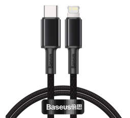 Baseus High Density kábel USB-CLightning 20 W 1 m čierny (1)