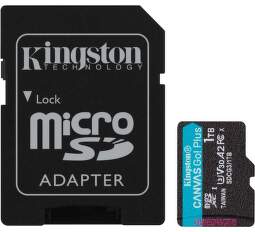 Kingston Canvas Go Plus microSDXC 1 TB Class 10 U3 A2 UHS-I V30 + SD adaptér
