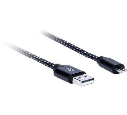AQ Premium PC64010 USB 2.0 - micro USB kabel 1m, černá