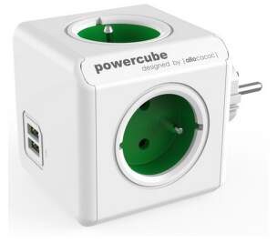 PowerCube Original USB 4z zelený