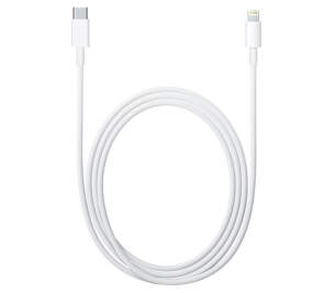 Apple Lightning/USB-C 2m bílý datový kabel