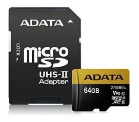 ADATA Premier One microSDXC 64GB UHS-II U3 + adaptér