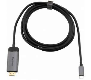 Verbatim 49144 adaptér USB-C na HDMI 4K + 1,5m kabel
