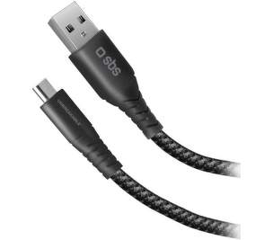 SBS datový kabel USB-C 1 m černý