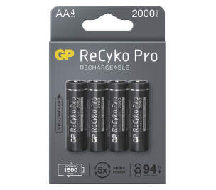 GP ReCyko Pro HR06 (AA) 2 000 mAh 4 ks