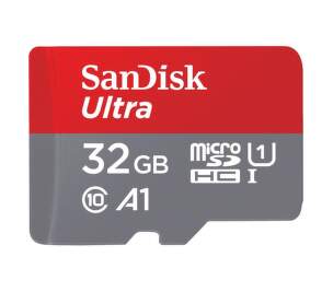 SanDisk Ultra microSDHC 32 GB 120 MB/s A1 Class 10 UHS-I