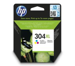 HP 304XL originální barevný inkoust