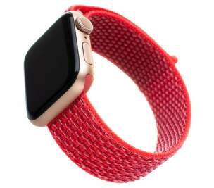 Fixed Nylon Strap řemínek pro Apple Watch 38/40 mm tmavě růžový