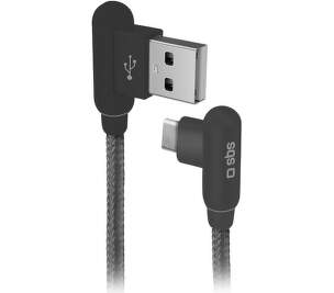 SBS USB-C/USB kabel 1 m černý