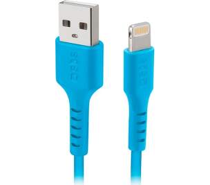 SBS USB/Lightning MFI kabel 1 m modrý