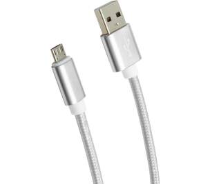 Mobilnet datový kabel USB/USB-C 2 m stříbrný