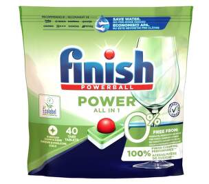 Finish Powerball Zero 0 % 40 ks tablety do myčky