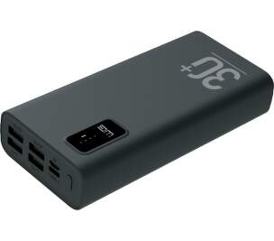 Winner powerbanka 4× USB-A 30 000 mAh černá