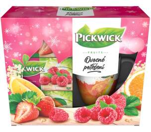 Pickwick Ovocné potěšení sada čajů a hrnek