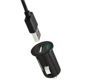 Mobilnet USB 1A černá autonabíječka + 1,5m micro USB kabel
