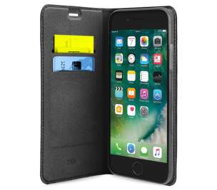 SBS Wallet Lite knížkové pouzdro pro Apple iPhone 8/7/6s/6/SE 2020/2022 černé