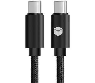 Sturdo 1m datový kabel USB-C/USB-C 60 W 3 A černý