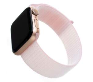 Fixed Nylon Strap řemínek pro Apple Watch 38/40 mm růžový