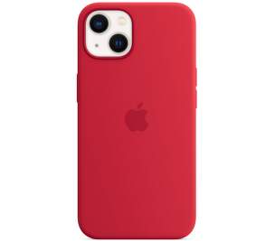 Apple silikonové pouzdro s MagSafe pro Apple iPhone 13 červené