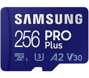 Samsung MicroSDXC 256 GB PRO Plus + SD paměťová karta adaptér