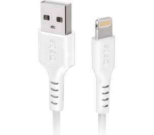 SBS USB/Lightning kabel 3 m bílý