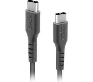 SBS USB-C/USB-C kabel 3 m černý