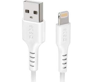 SBS USB/Lightning MFI kabel 2 m bílý