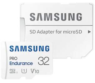Samsung microSDHC PRO Endurance 32 GB + adaptér