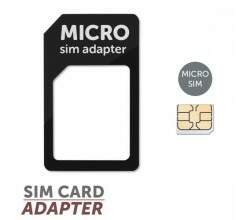 MobilNet Micro SIM adaptér (Micro SIM-SIM) (černý)