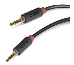 SBS Audio AUX kabel, jack 3,5 mm, 1,5 m