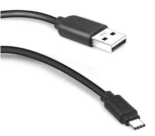 SBS datový kabel USB-C 1,5 m černý