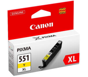 Canon CLI-551Y XL yellow - inkoustová náplň