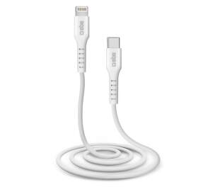 SBS datový kabel USB-C/Lightning 1 m bílý