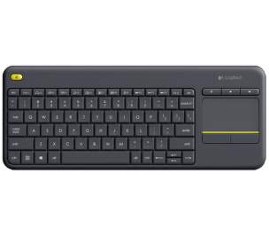 Logitech Wireless Touch Keyboard K400 Plus EN černá