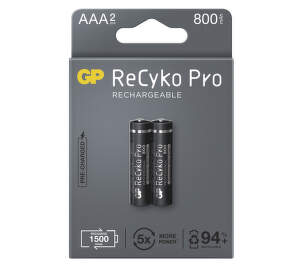 GP ReCyko Pro HR03 (AAA) 800 mAh 2 ks